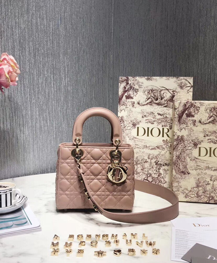 Christian Dior Lady Dior My Abcdior Bag Pink